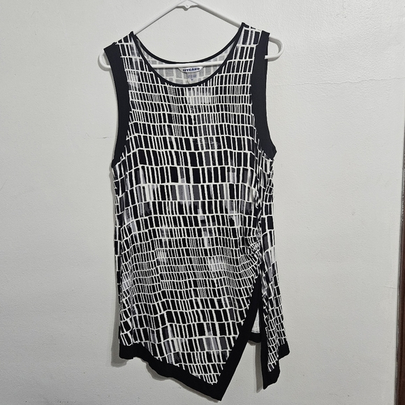 Vintage Nygard sleeveless sheath dress. Size M. Hem Split with side ruching. - Picture 1 of 4
